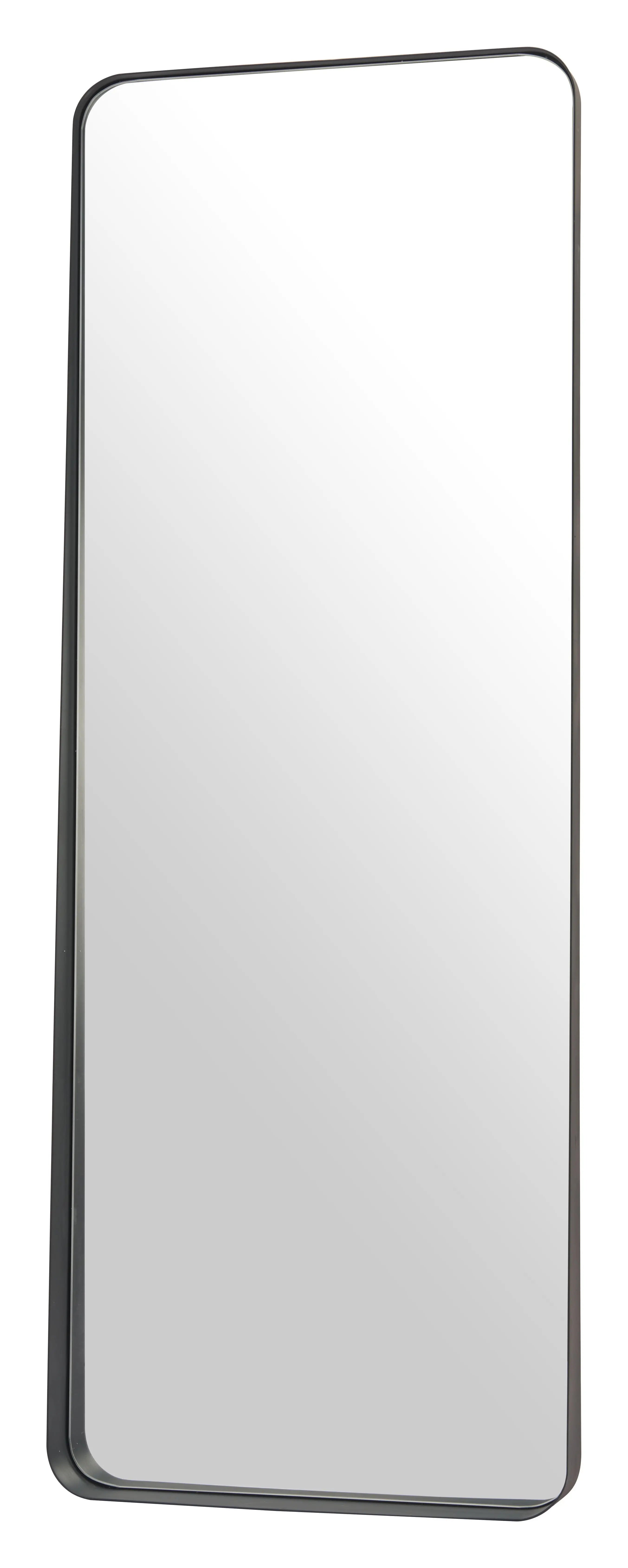 66" Black Steel Framed Full Length Mirror Homeroots Bed & Bath