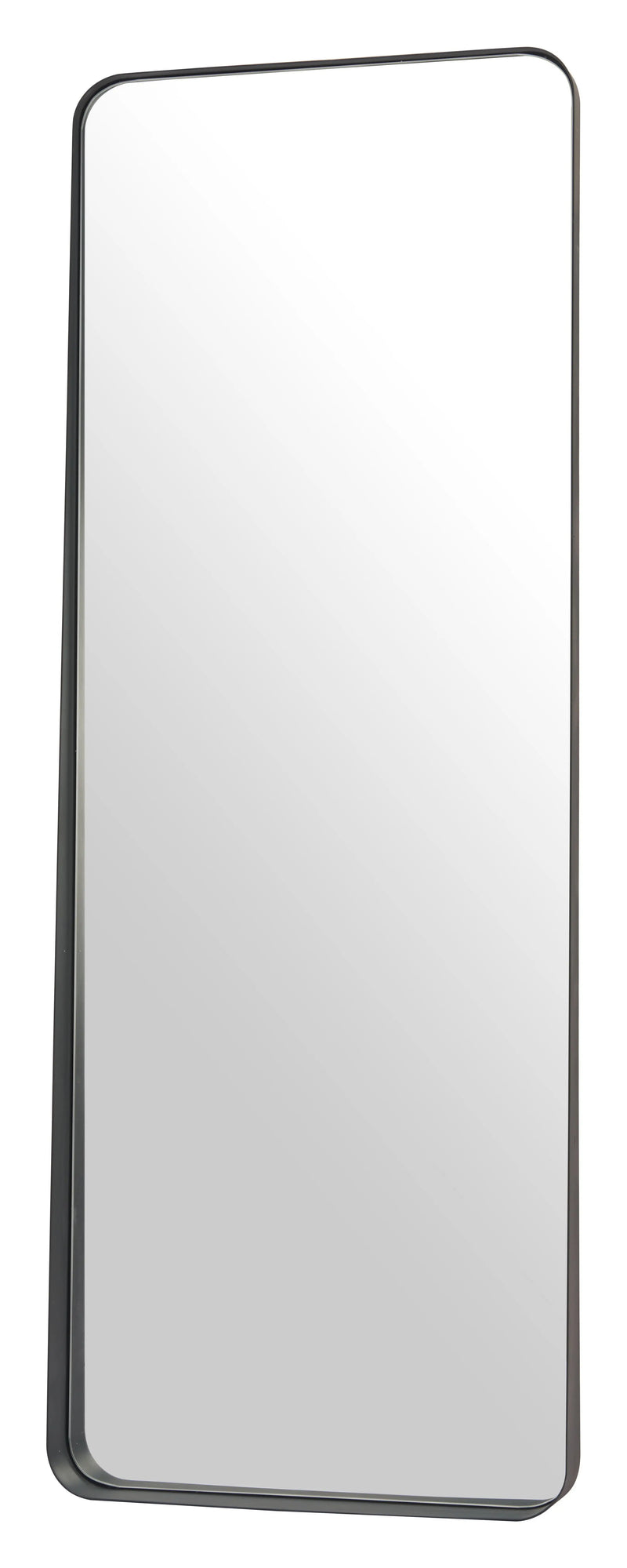 66" Black Steel Framed Full Length Mirror Homeroots Bed & Bath
