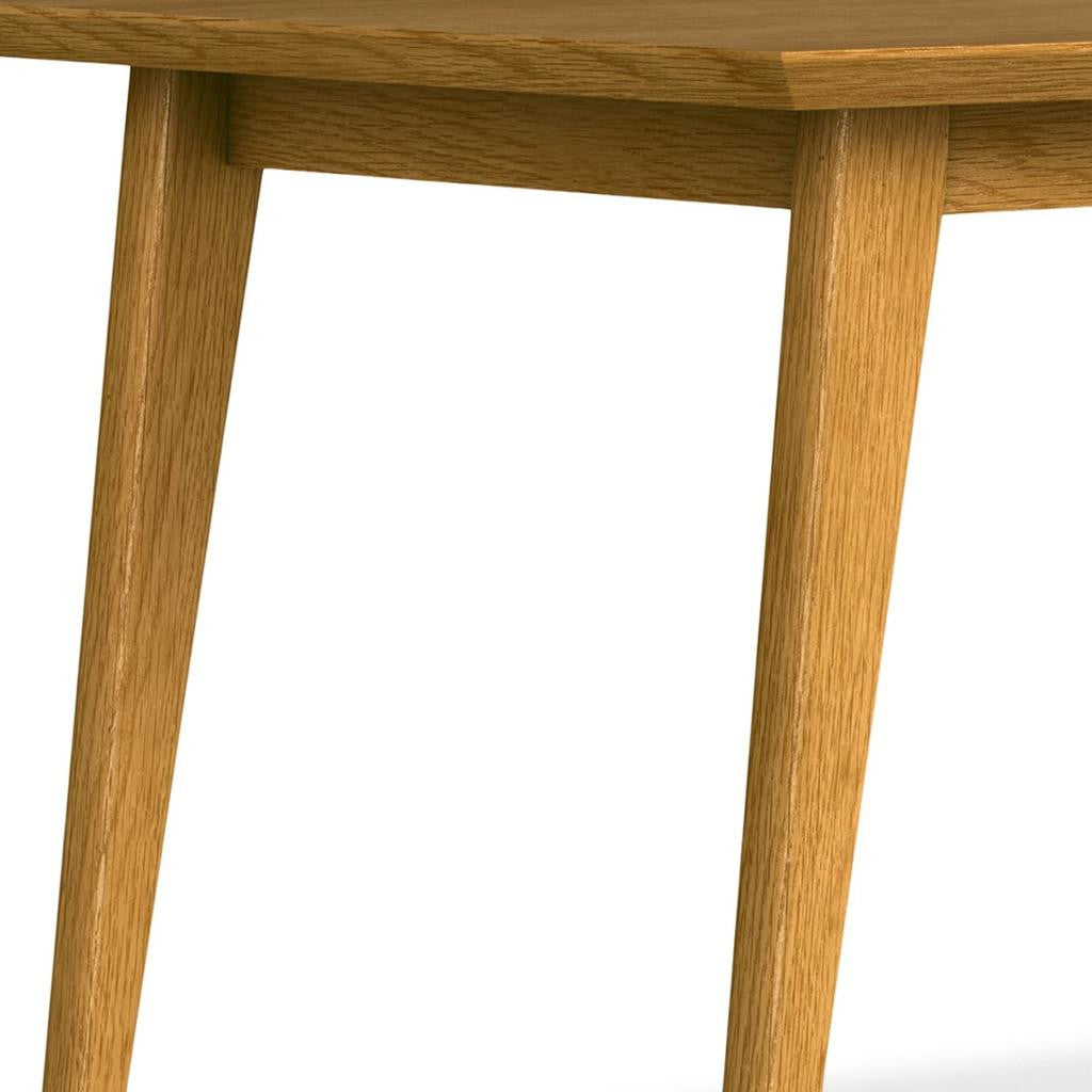 66" Oak Wood Dining Table Homeroots Kitchen & Dining