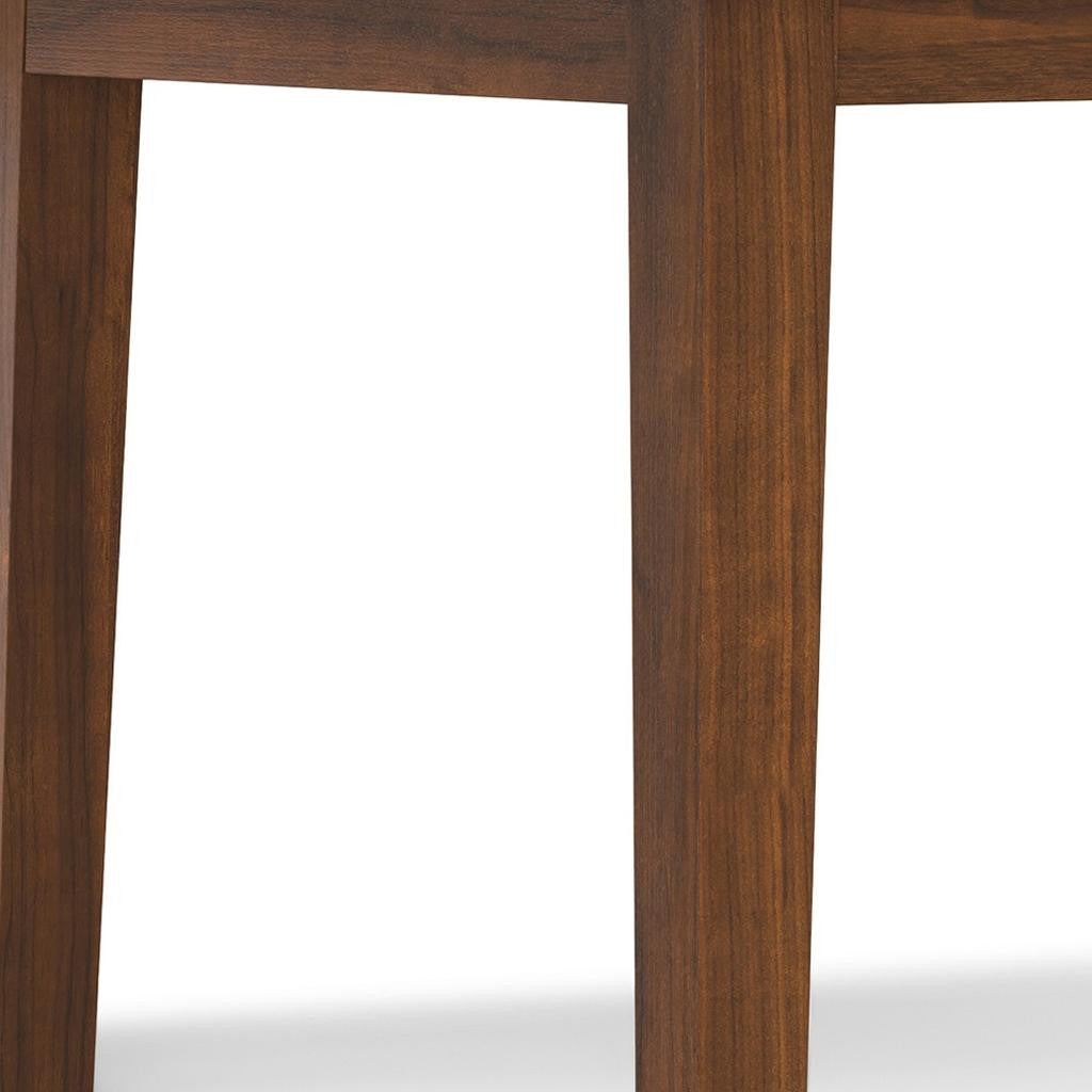 66" Walnut Wood Dining Table Homeroots Kitchen & Dining