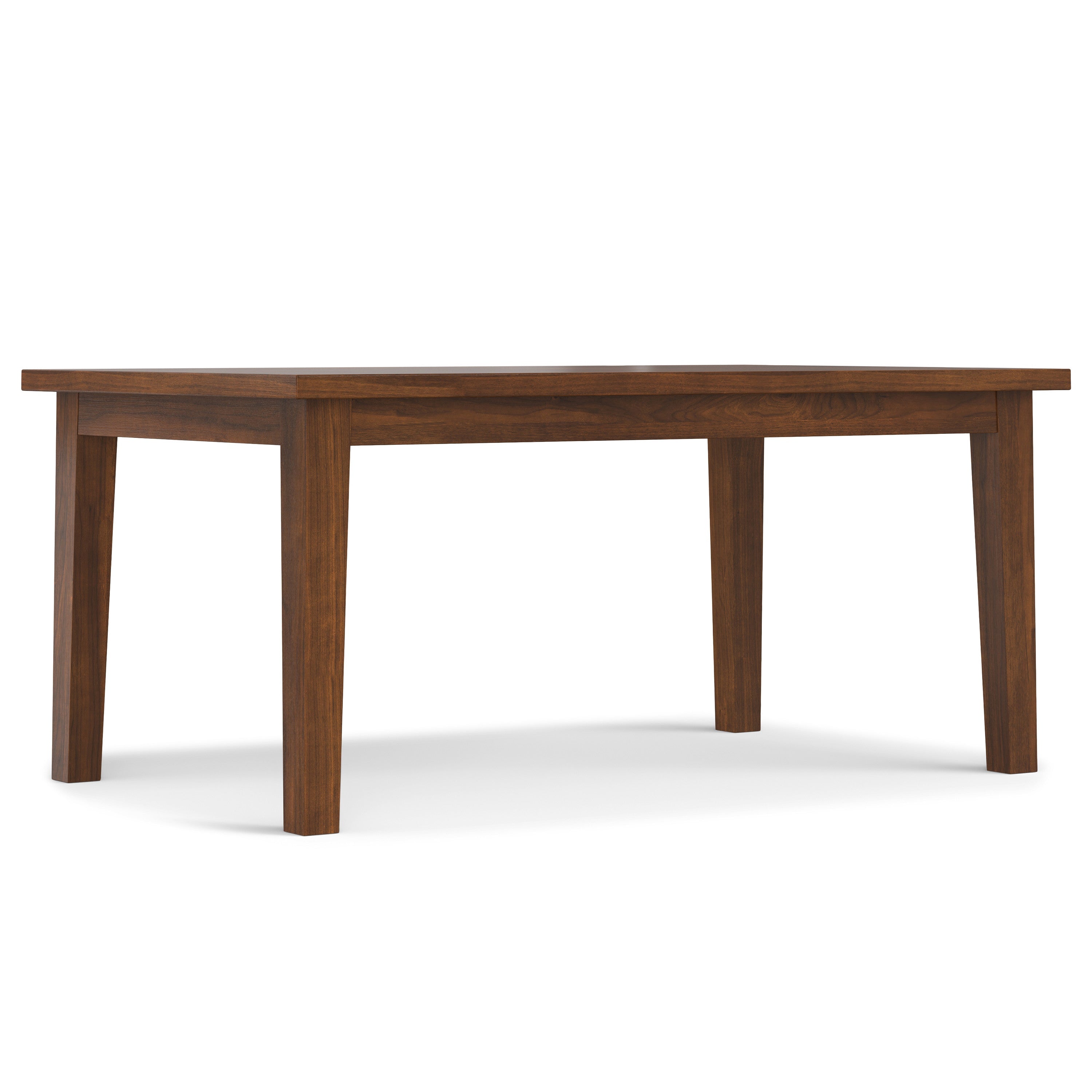 66" Walnut Wood Dining Table Homeroots Kitchen & Dining