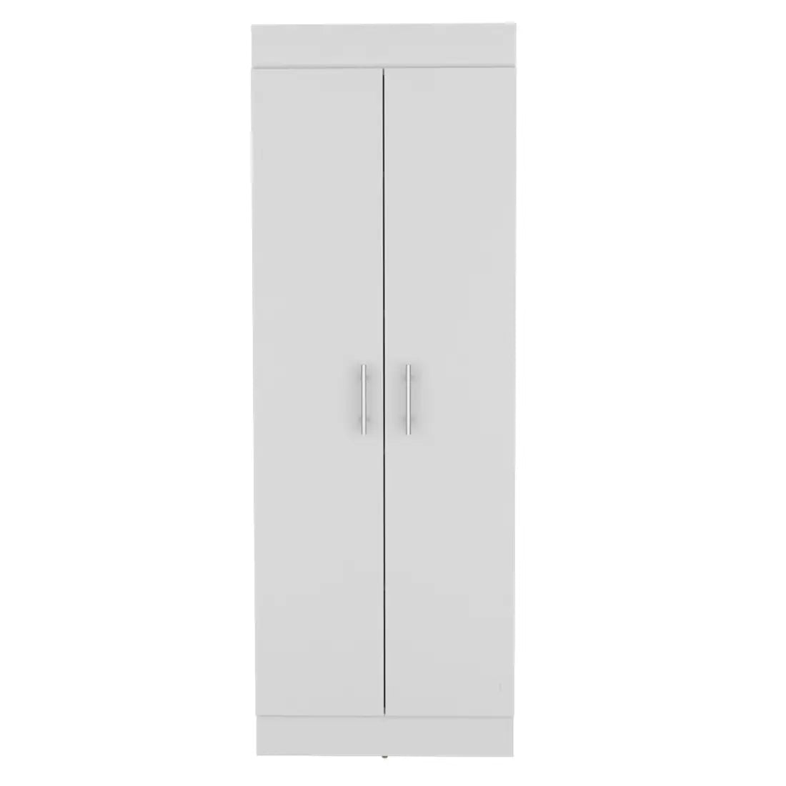 67" White Wood Pantry Or Storage Closet Homeroots Kitchen & Dining
