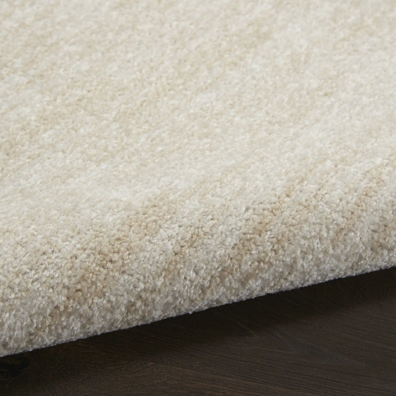 6' Beige And Ivory Indoor Outdoor Runner Rug - GreatEagleInc