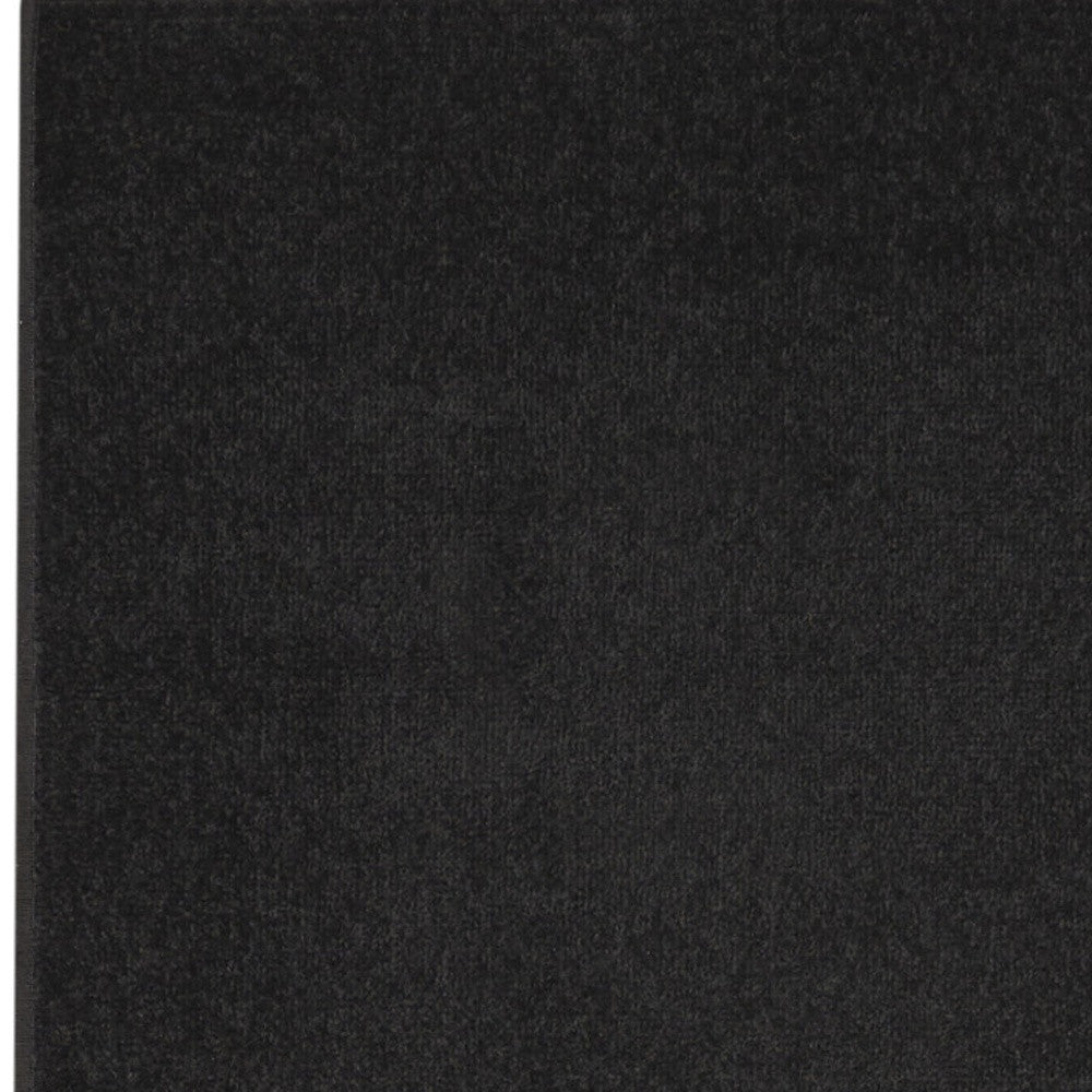 6' Black Indoor Outdoor Runner Rug - GreatEagleInc