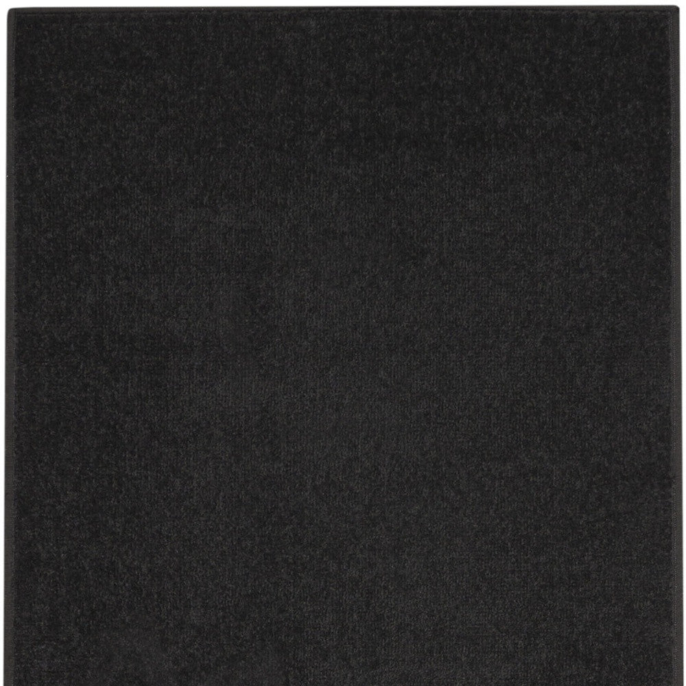 6' Black Indoor Outdoor Runner Rug - GreatEagleInc