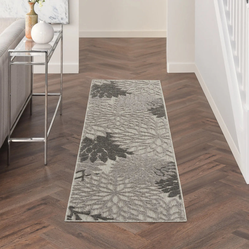 6' Gray Indoor Outdoor Area Rug Homeroots Outdoor