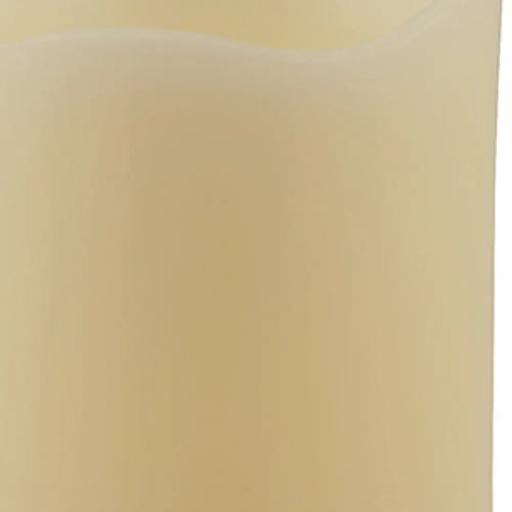 6" Ivory Flameless Pillar Candle GreatEagleInc