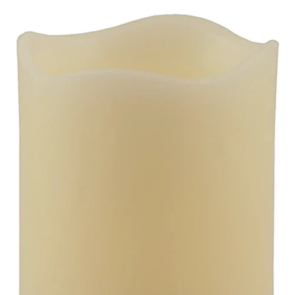 6" Ivory Flameless Pillar Candle GreatEagleInc