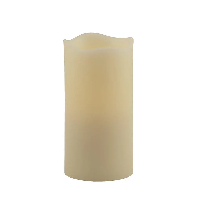 6" Ivory Flameless Pillar Candle GreatEagleInc