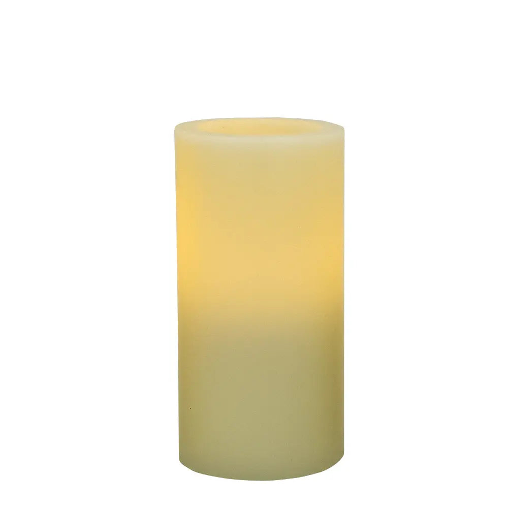 6" Ivory Flameless Pillar Candle GreatEagleInc