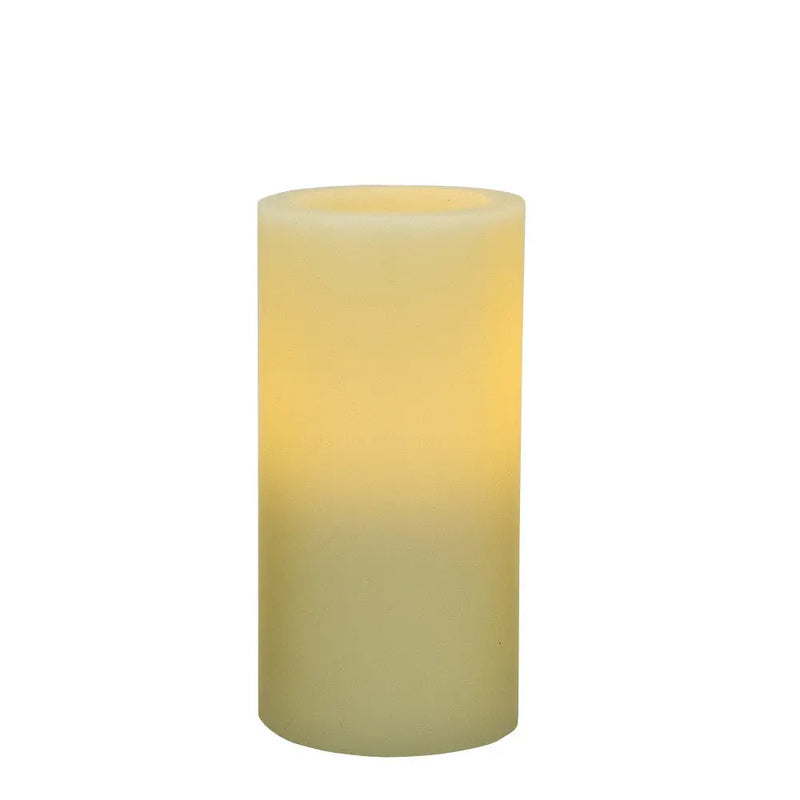 6" Ivory Flameless Pillar Candle GreatEagleInc