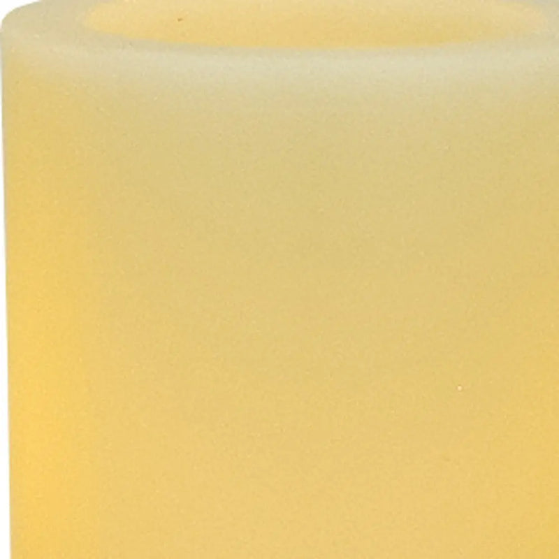 6" Ivory Flameless Pillar Candle GreatEagleInc