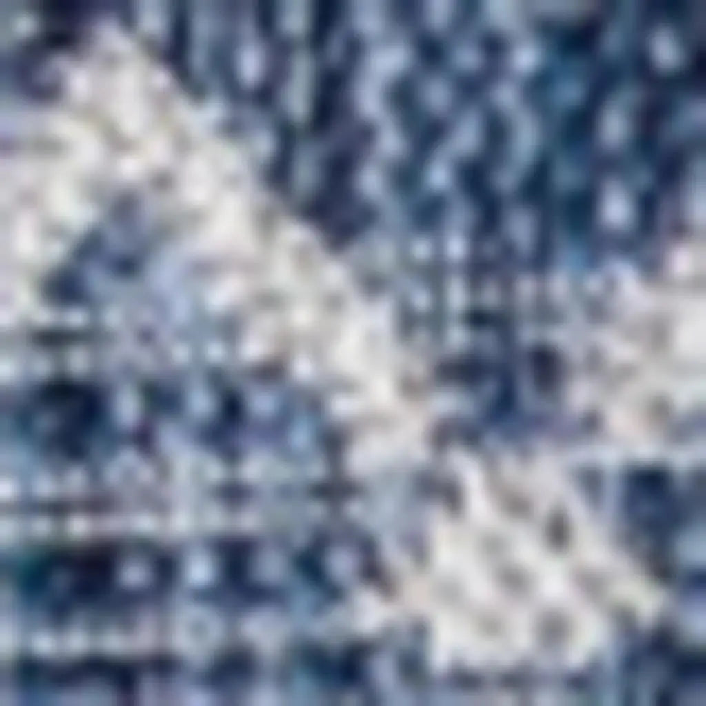 6' Navy Blue And Light Gray Square Trellis Indoor Outdoor Area Rug Homeroots Outdoor