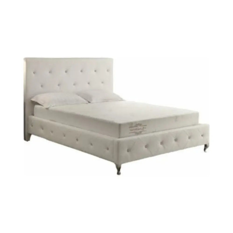 6" Queen Polyester Memory Foam Mattress Covered In A Soft Aloe Vera Fabric Homeroots Bed & Bath
