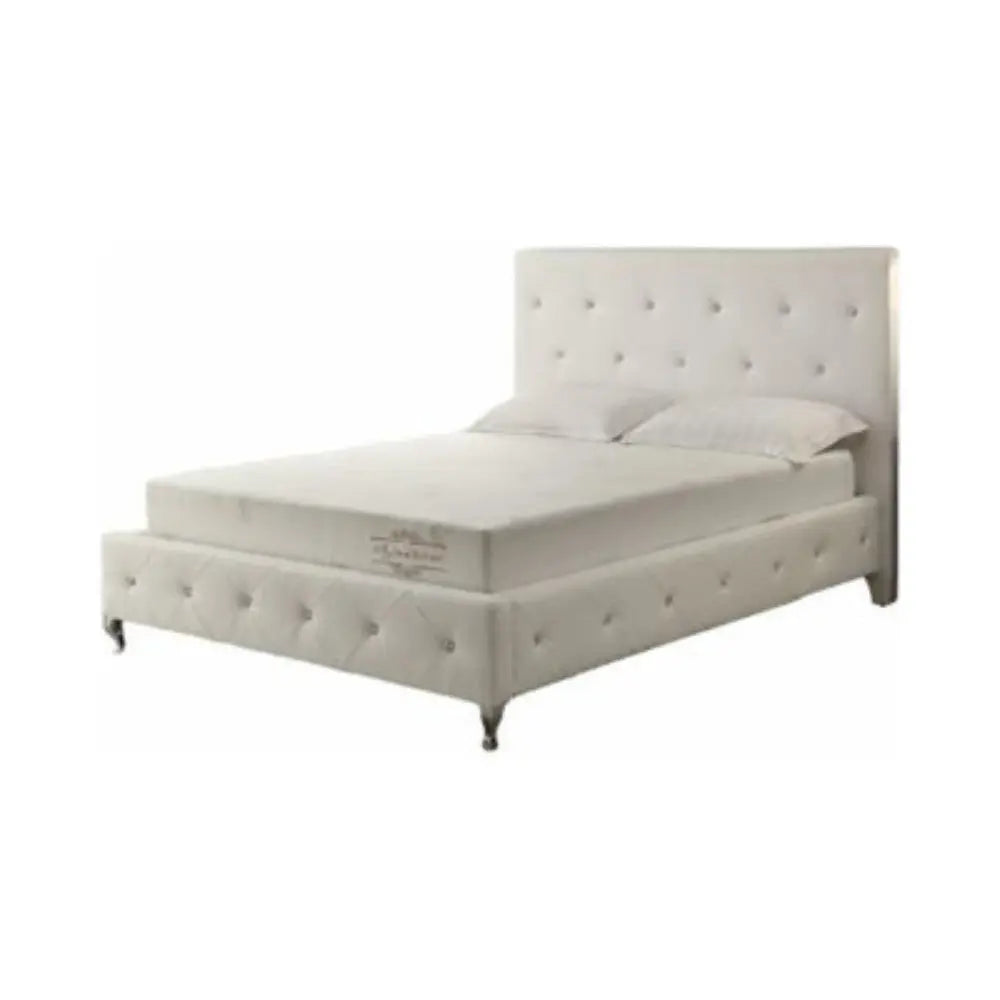 6" Queen Polyester Memory Foam Mattress Covered In A Soft Aloe Vera Fabric Homeroots Bed & Bath