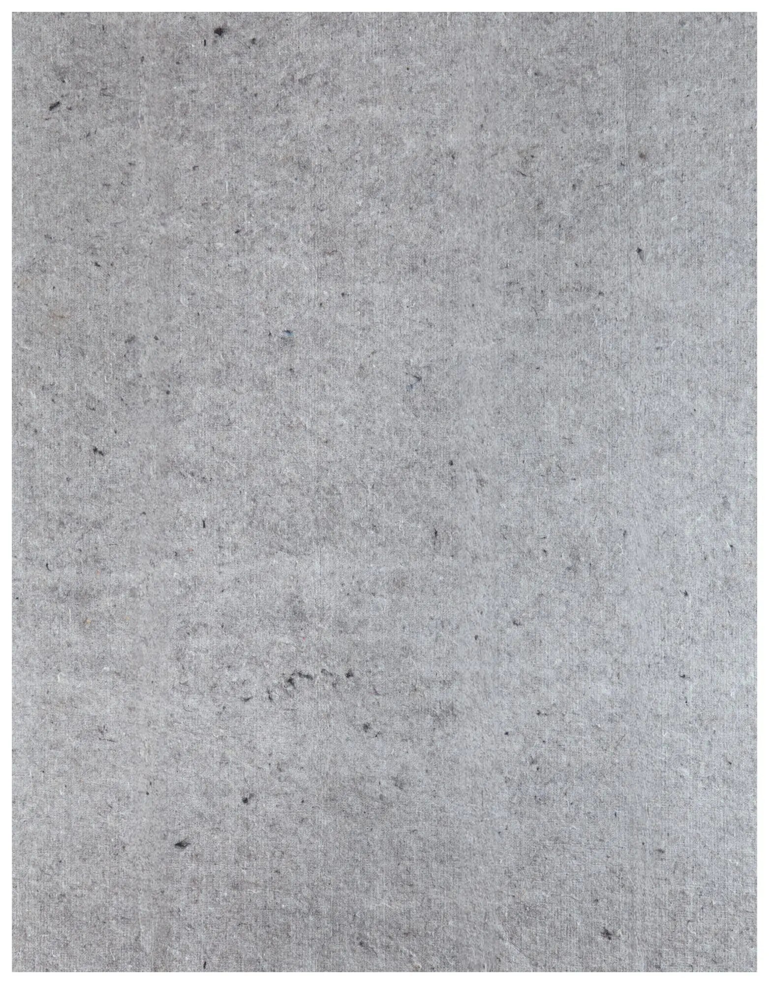 6' Round Gray And Black Non Slip Rug Pad Homeroots Home Decor