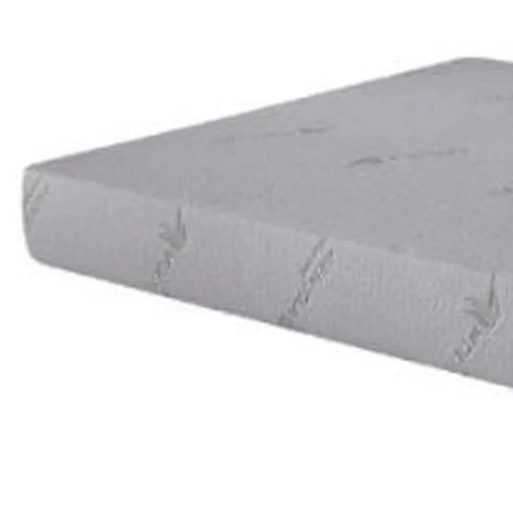 6" White Twin Aloe Vera Infused Memory Foam Mattress Homeroots Bed & Bath