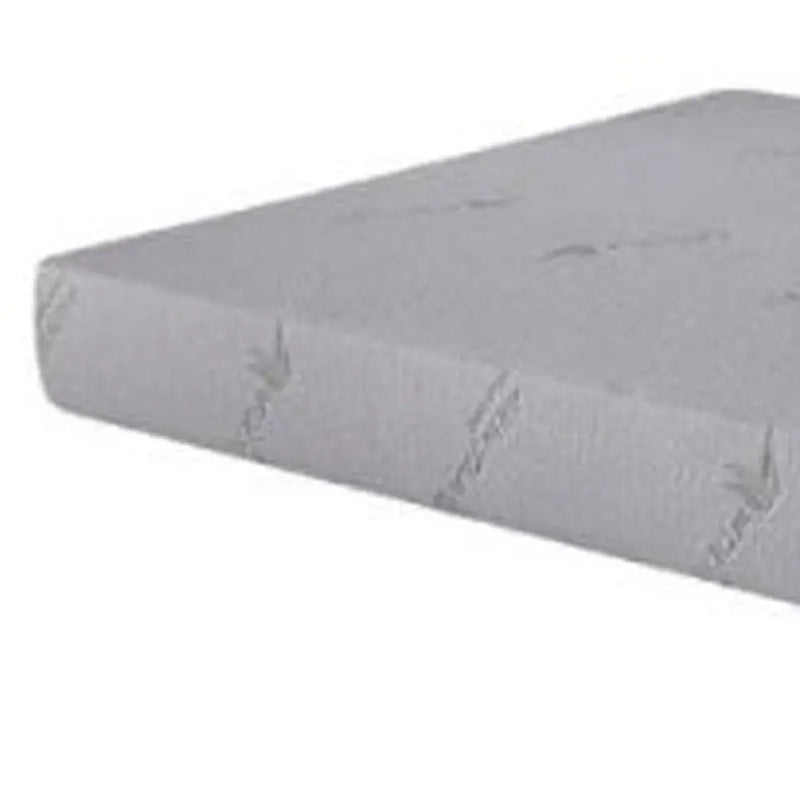 6" White Twin Aloe Vera Infused Memory Foam Mattress Homeroots Bed & Bath