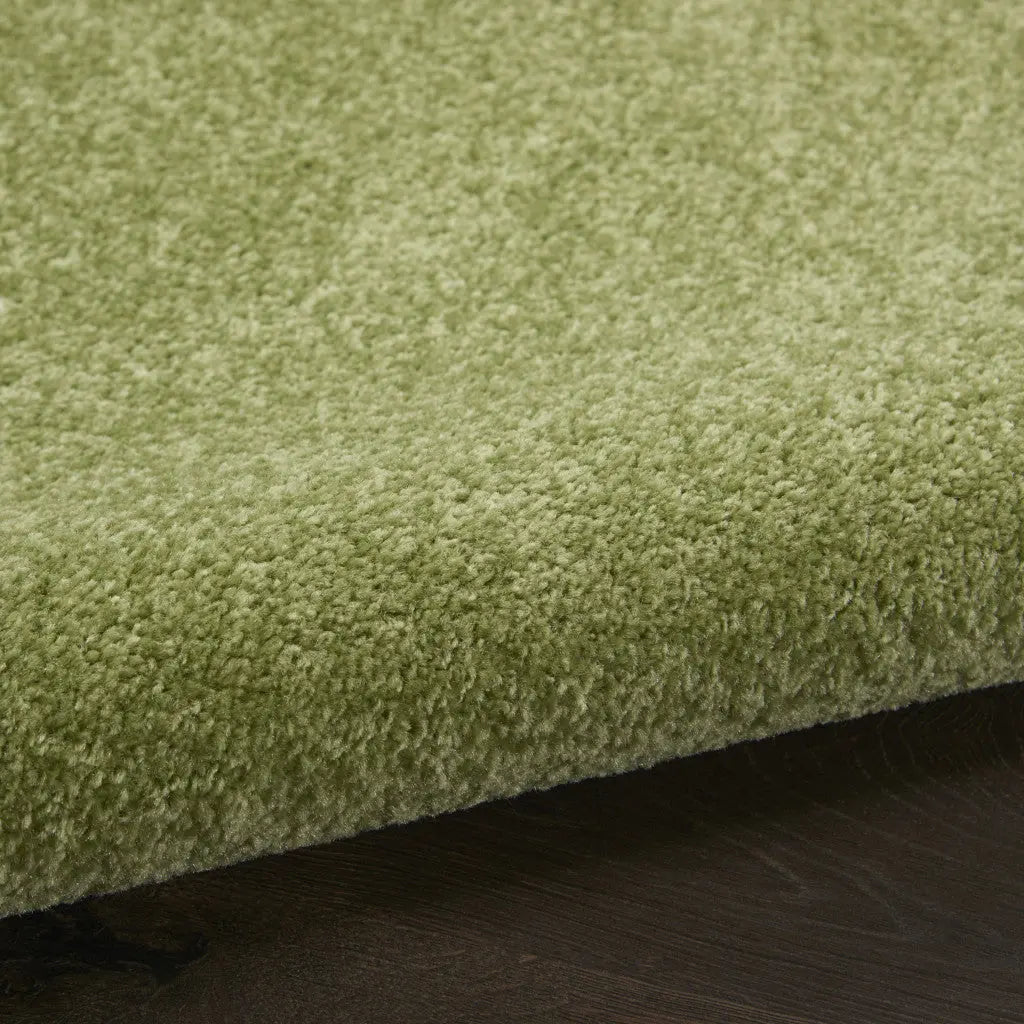 6' X 6' Green Round Indoor Outdoor Area Rug - GreatEagleInc