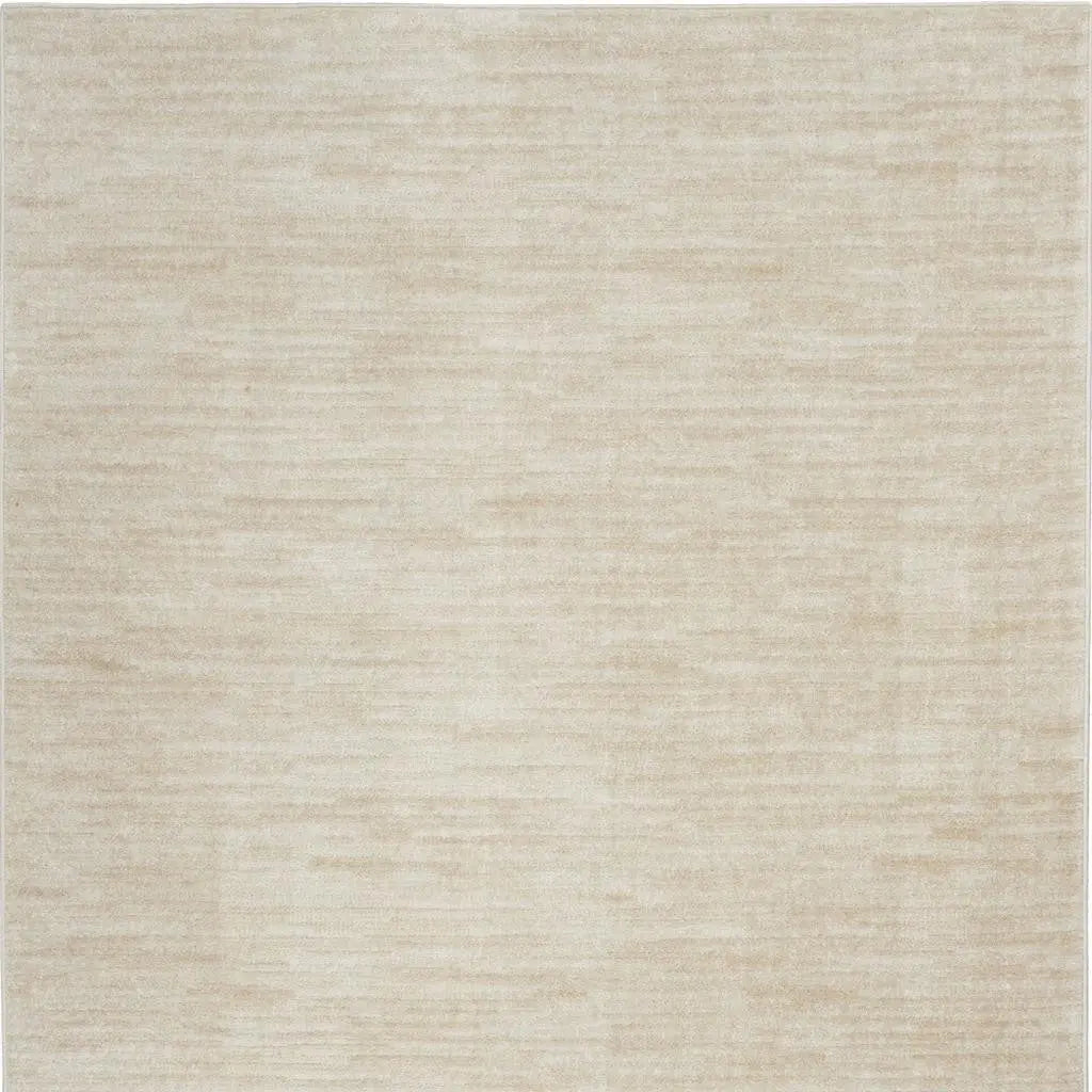 6' X 9' Beige And Ivory Indoor Outdoor Area Rug - GreatEagleInc