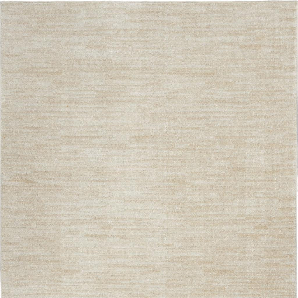 6' X 9' Beige And Ivory Indoor Outdoor Area Rug - GreatEagleInc