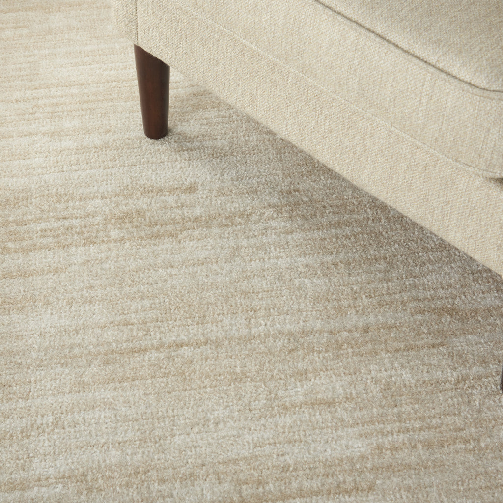6' X 9' Beige And Ivory Indoor Outdoor Area Rug - GreatEagleInc