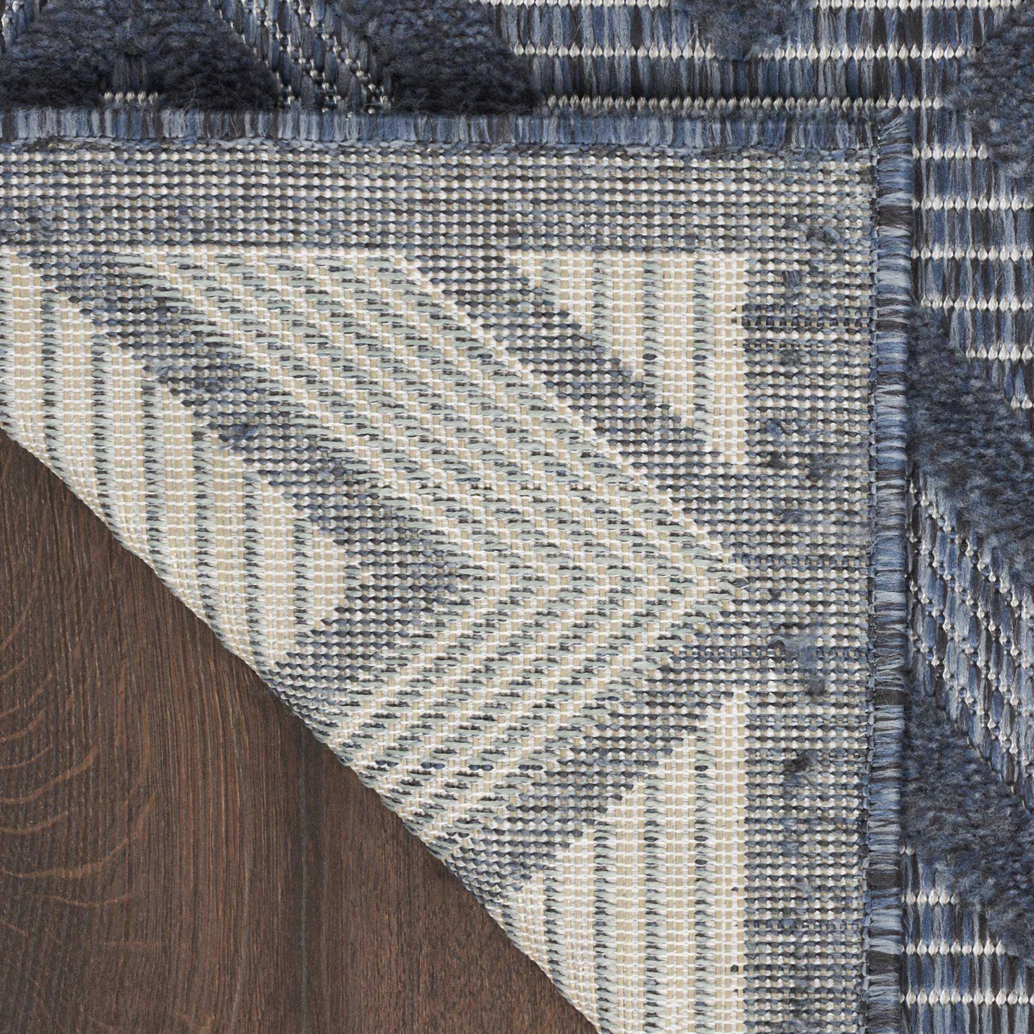 6' X 9' Blue Indoor Outdoor Area Rug - GreatEagleInc