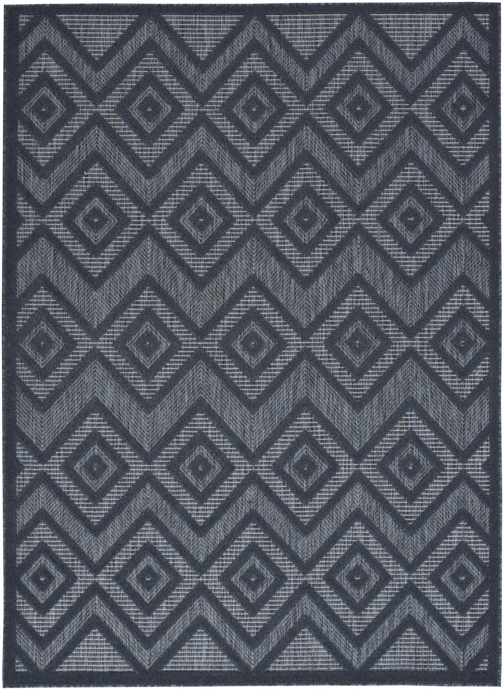 6' X 9' Blue Indoor Outdoor Area Rug - GreatEagleInc