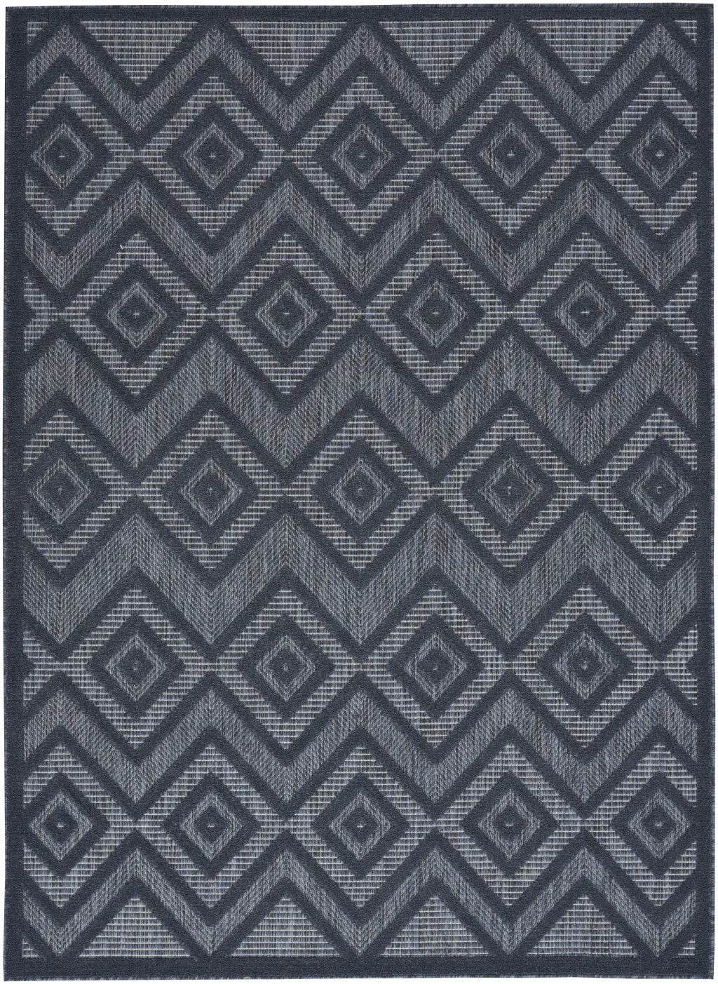 6' X 9' Blue Indoor Outdoor Area Rug - GreatEagleInc