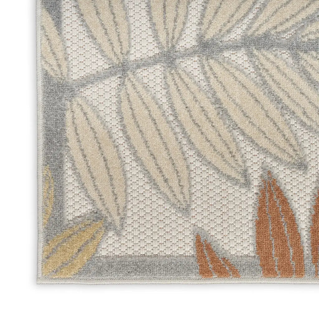 6' X 9' Blue Indoor Outdoor Area Rug Homeroots Outdoor