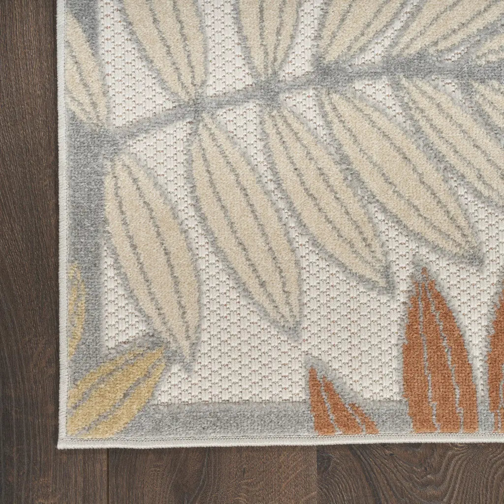 6' X 9' Blue Indoor Outdoor Area Rug Homeroots Outdoor