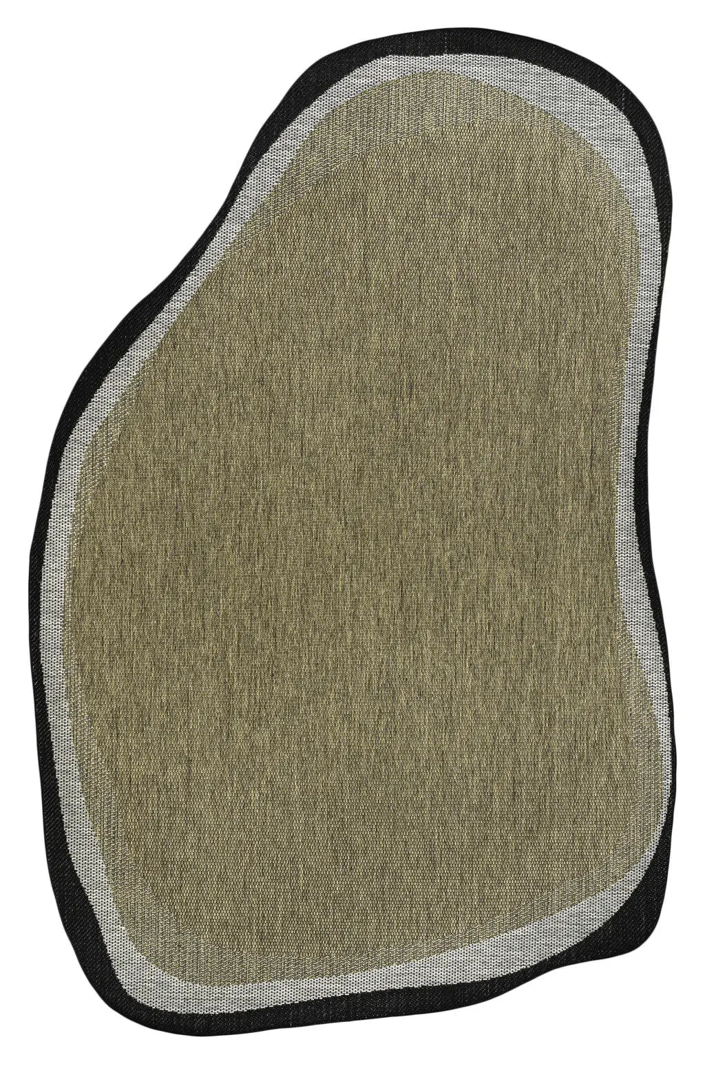 6' X 9' Brown And Black Abstract Indoor Outdoor Area Rug Homeroots Outdoor