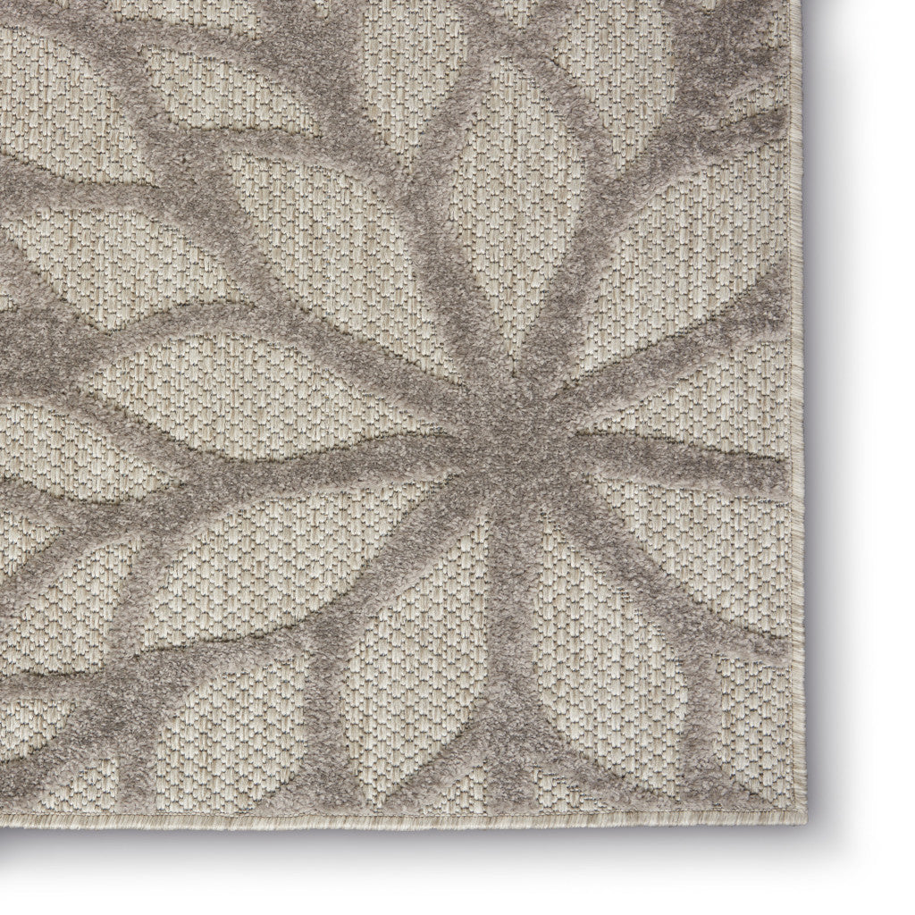 6' X 9' Gray Indoor Outdoor Area Rug - GreatEagleInc