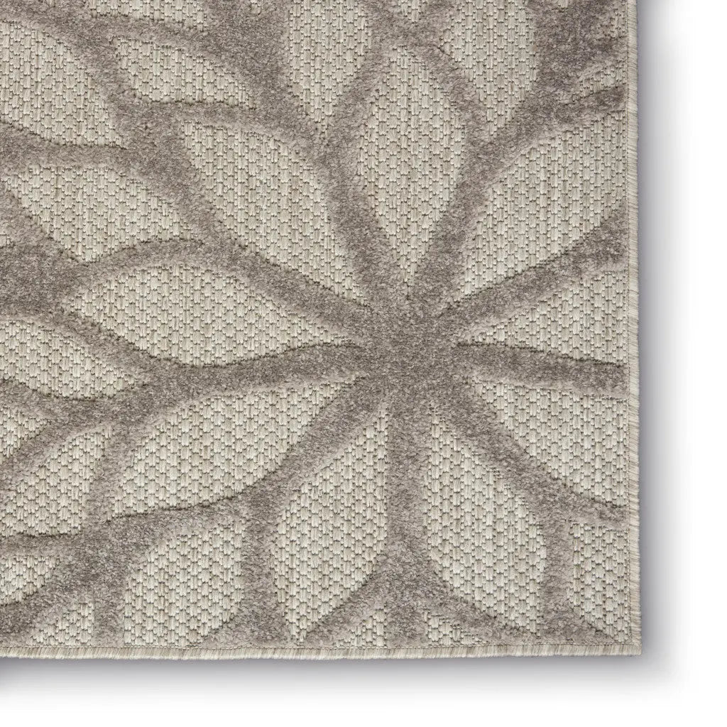 6' X 9' Gray Indoor Outdoor Area Rug - GreatEagleInc