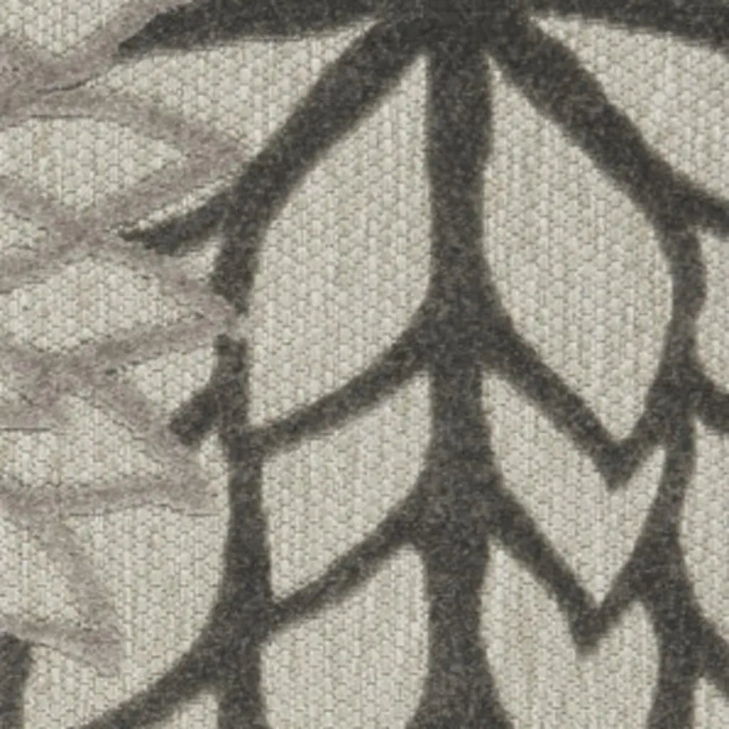 6' X 9' Gray Indoor Outdoor Area Rug - GreatEagleInc