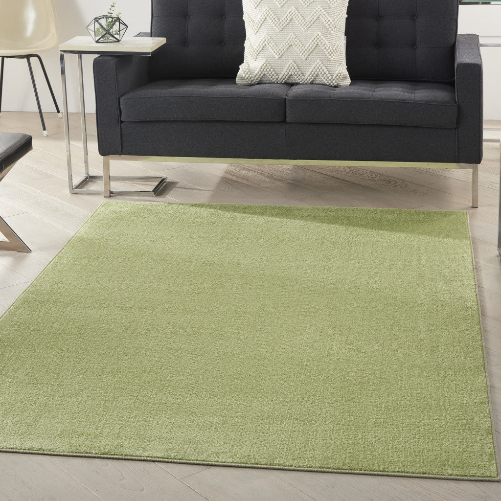 6' X 9' Green Indoor Outdoor Area Rug - GreatEagleInc