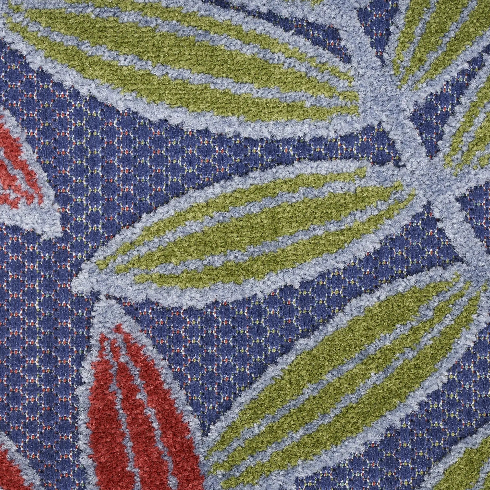 6' X 9' Orange Green And Blue Indoor Outdoor Area Rug Homeroots Outdoor