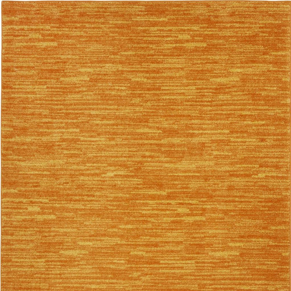 6' X 9' Orange Indoor Outdoor Area Rug - GreatEagleInc