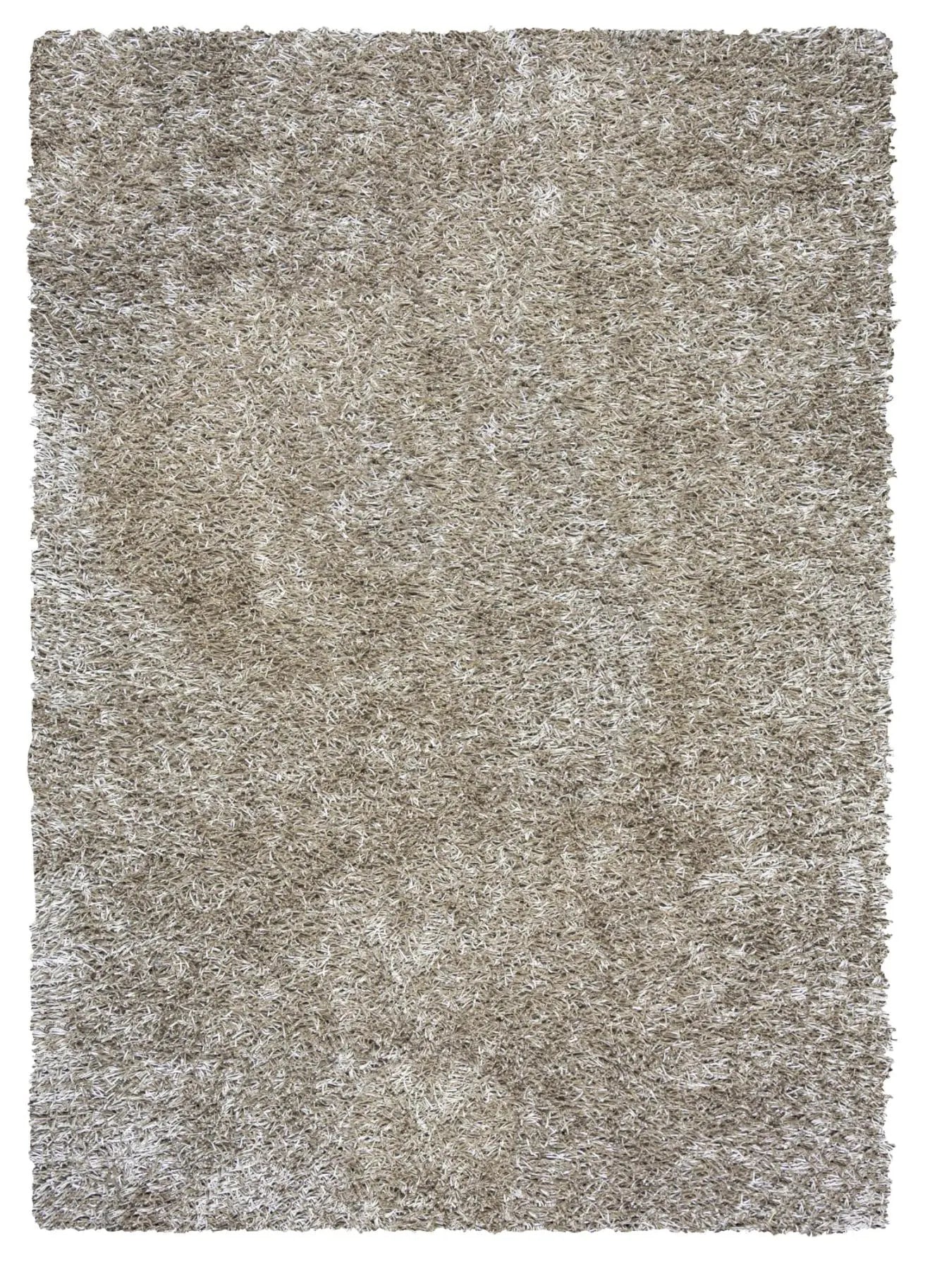 6' X 9' Silver And Gray Shag Hand Tufted Area Rug Homeroots Home Decor