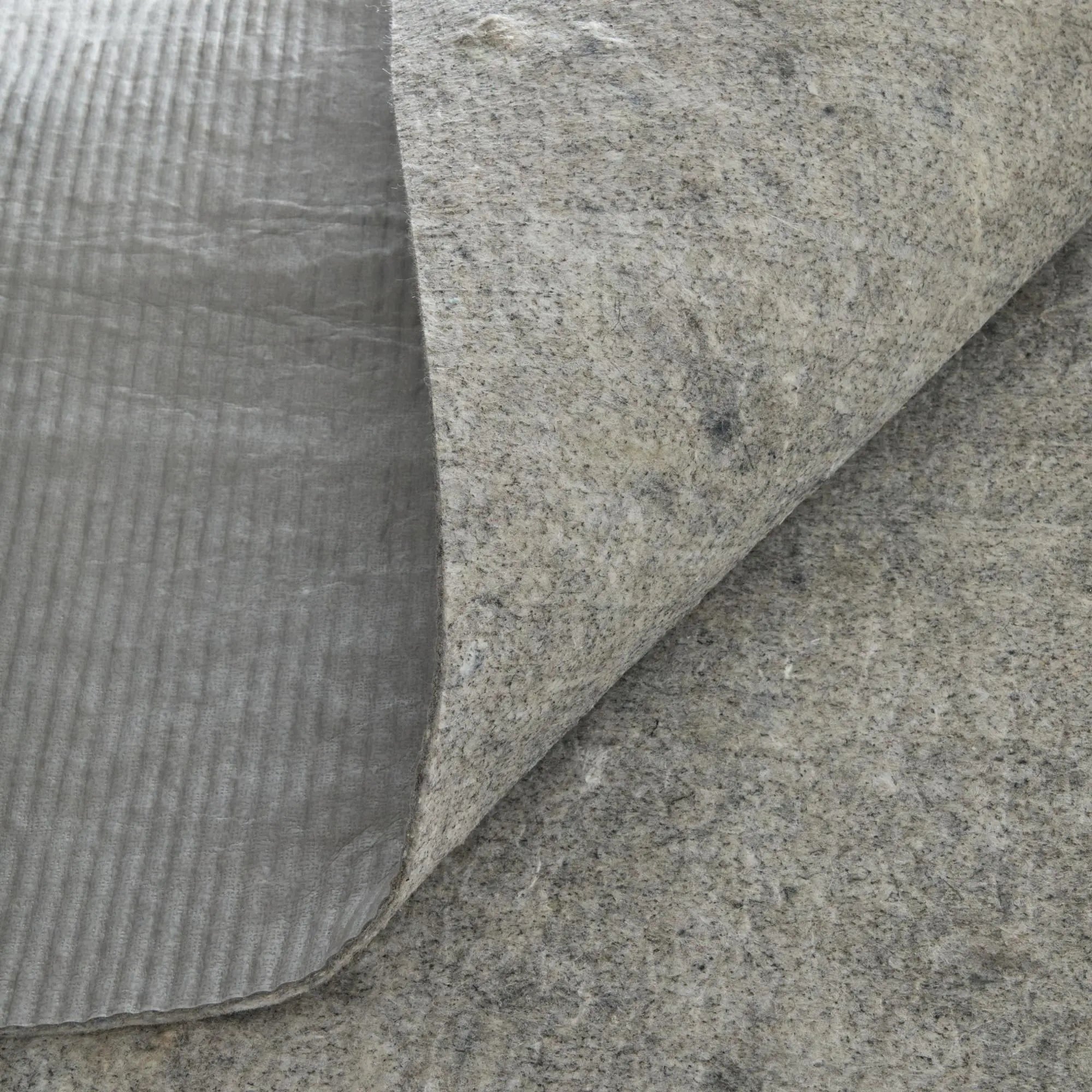 6' x 9' Gray And Black Non Slip Rug Pad Homeroots Home Decor