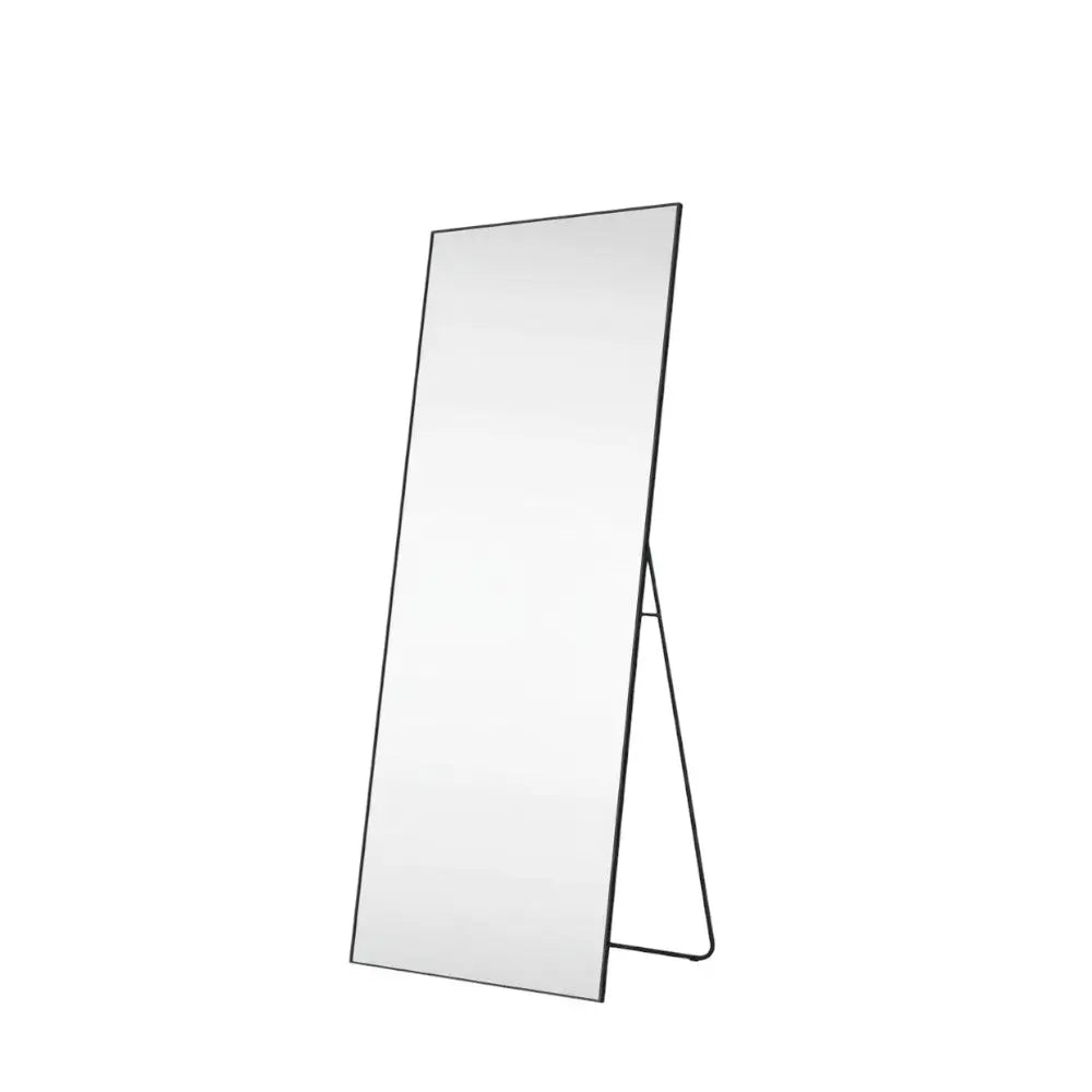 70" Black Metal Wall Mounted And Freestanding Framed Full Length Mirror Homeroots Bed & Bath