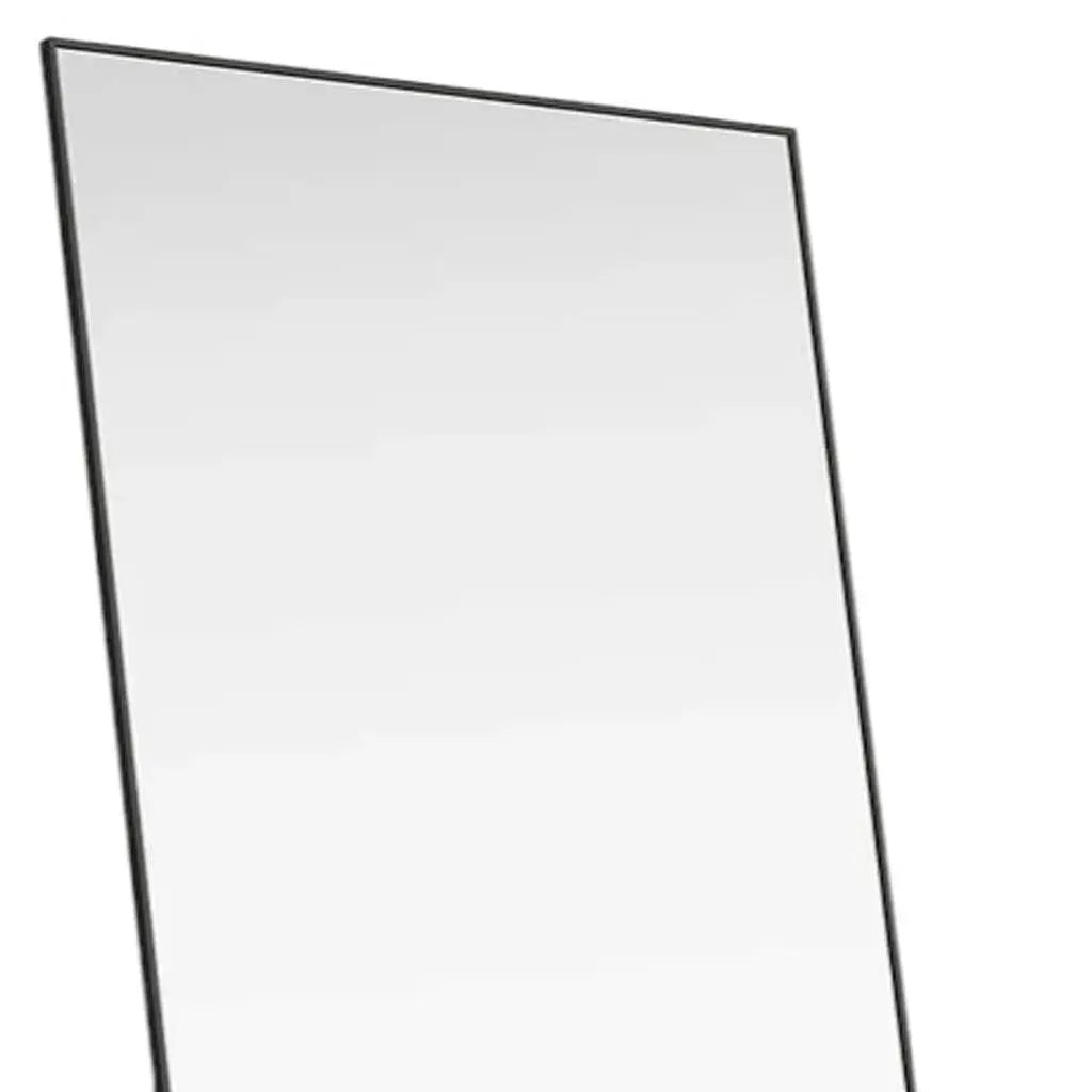 70" Black Metal Wall Mounted And Freestanding Framed Full Length Mirror Homeroots Bed & Bath