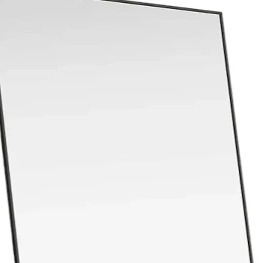 70" Black Metal Wall Mounted And Freestanding Framed Full Length Mirror Homeroots Bed & Bath