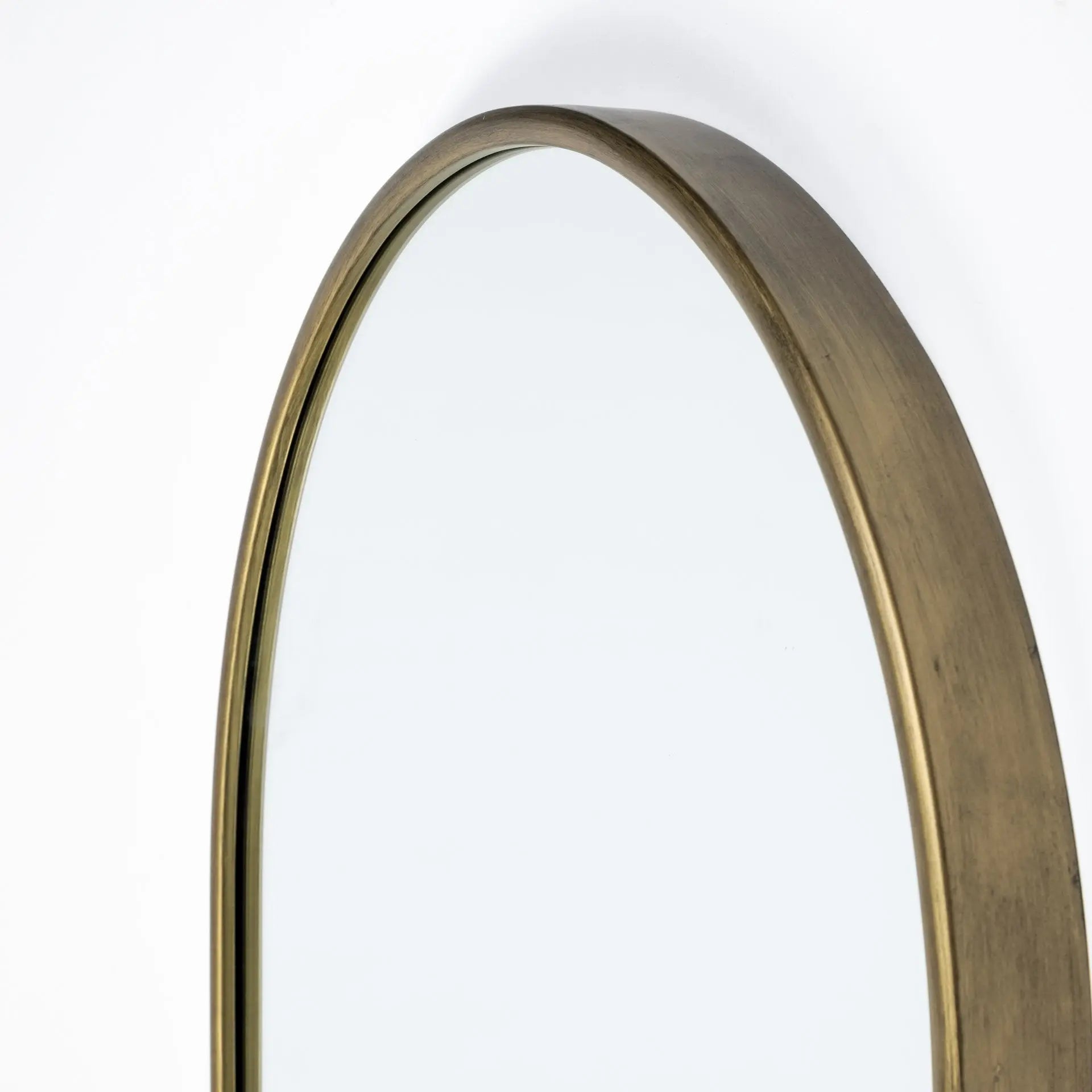 70" Gold Arch Metal Framed Accent Mirror Homeroots Bed & Bath