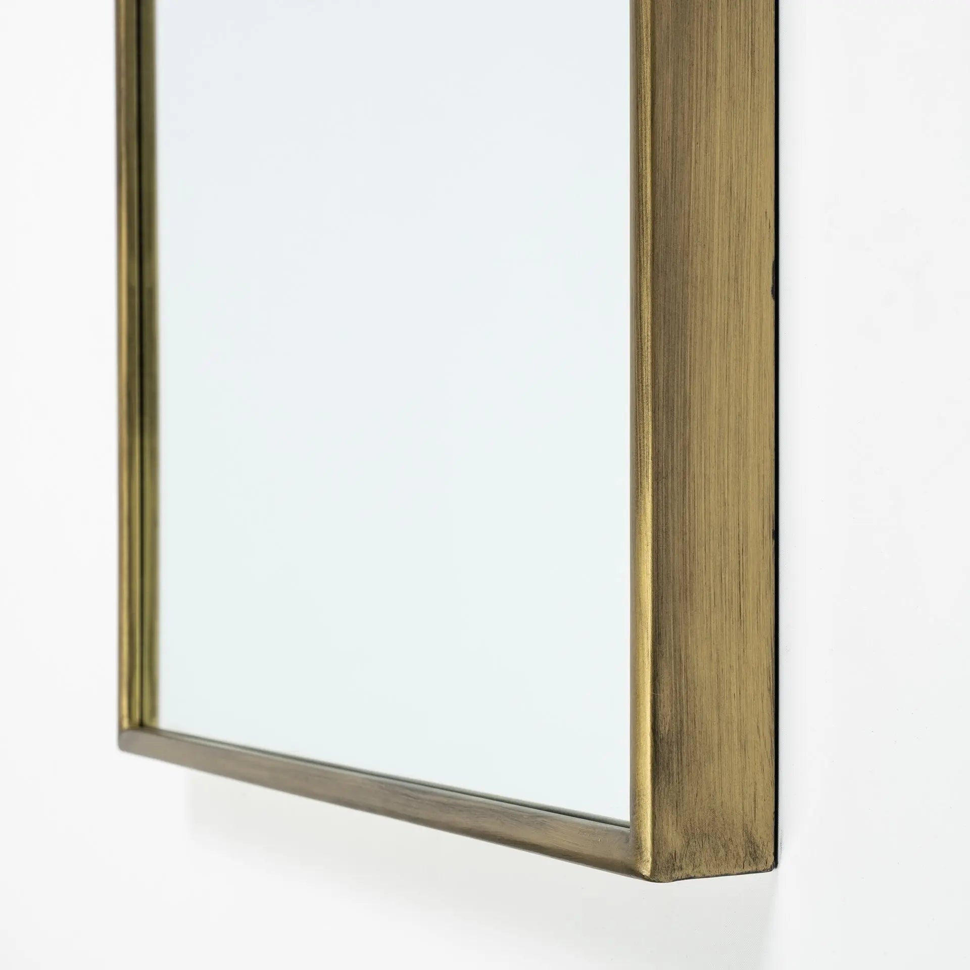 70" Gold Arch Metal Framed Accent Mirror Homeroots Bed & Bath