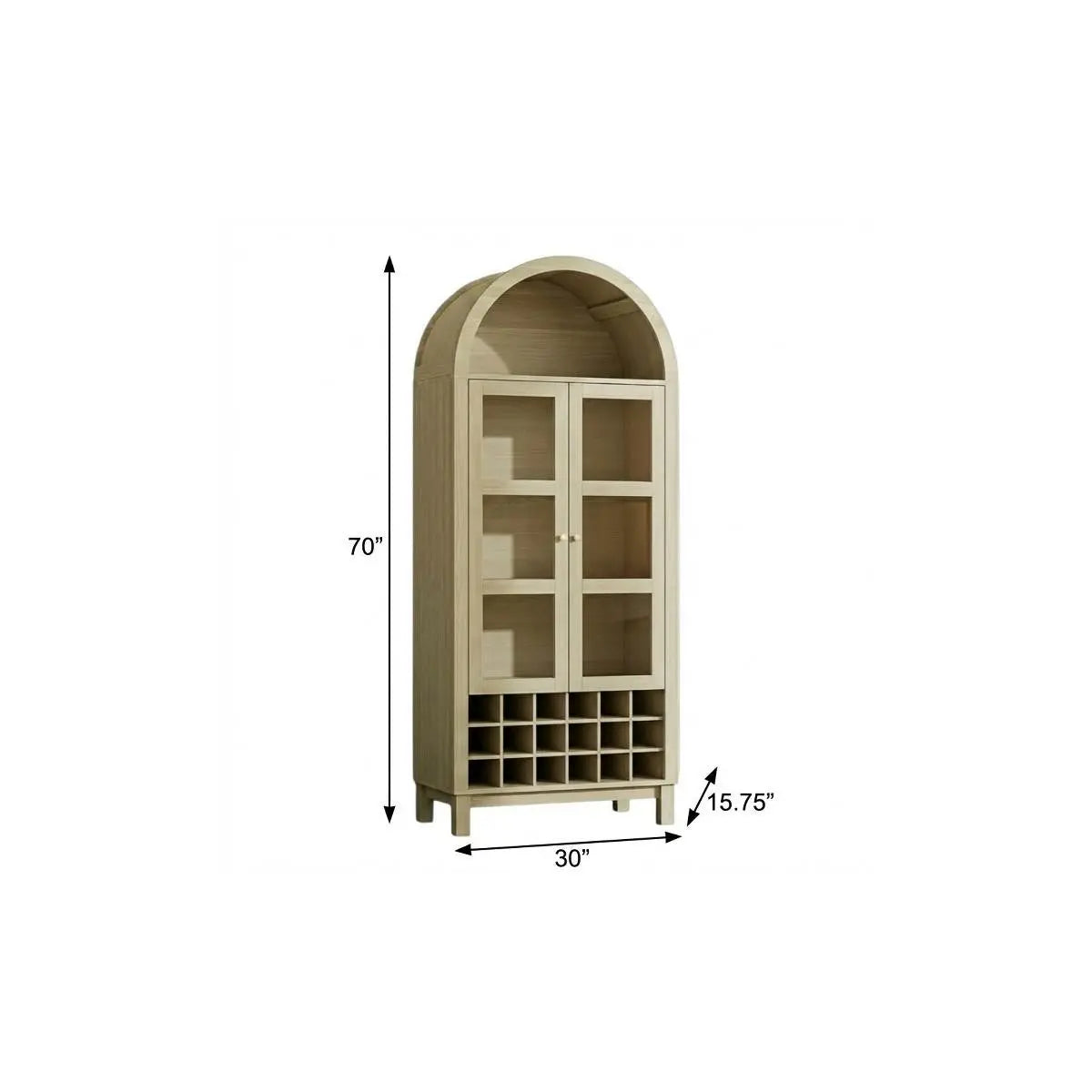70" White Wood Two Door Pantry Or Storage Closet Homeroots Kitchen & Dining