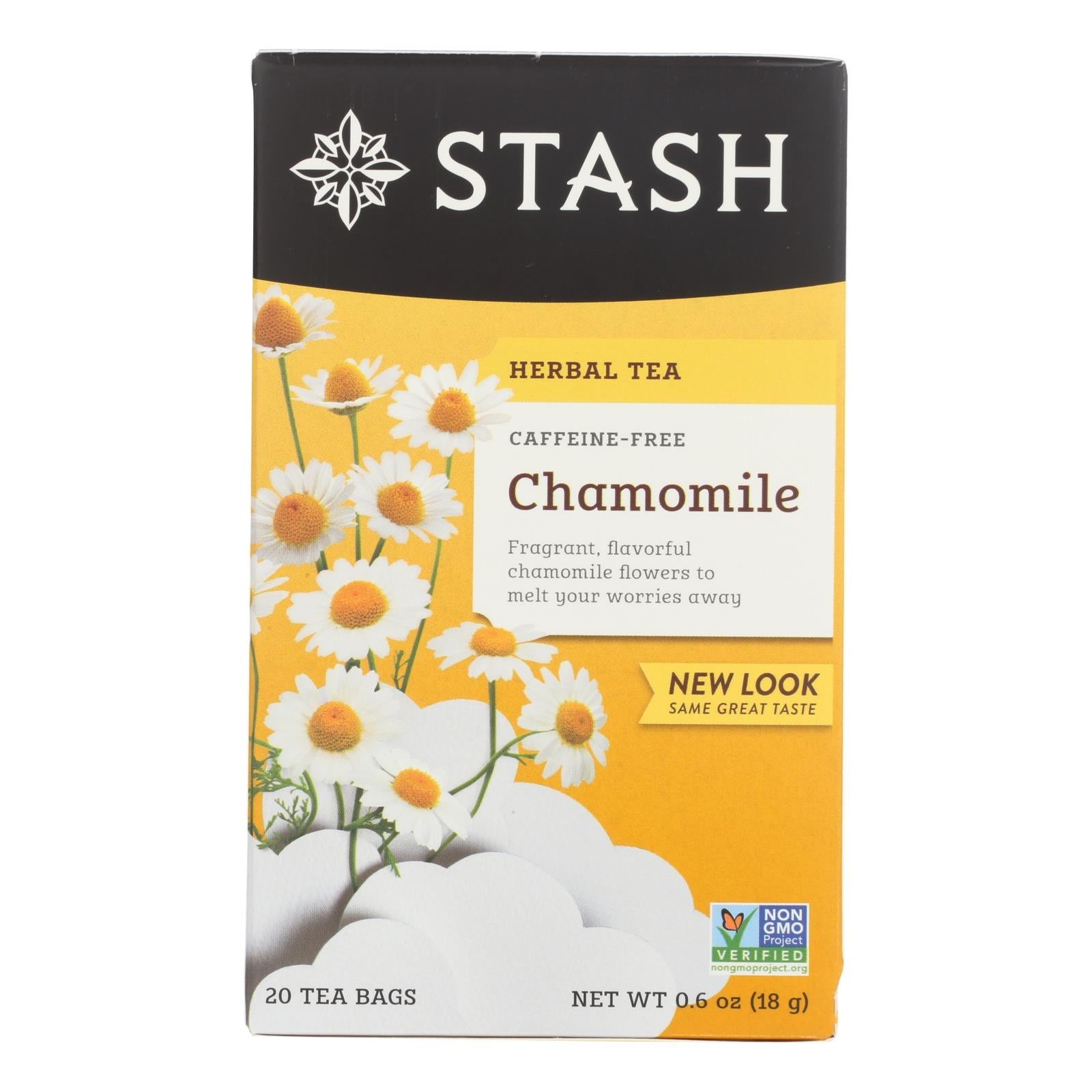 Stash Tea - Herbal - Chamomile - 20 Bags - Case Of 6 Stash Tea