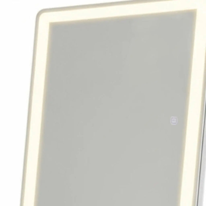 71" Clear Lighted Freestanding and Wall Mount Frameless Full Length Mirror - GreatEagleInc