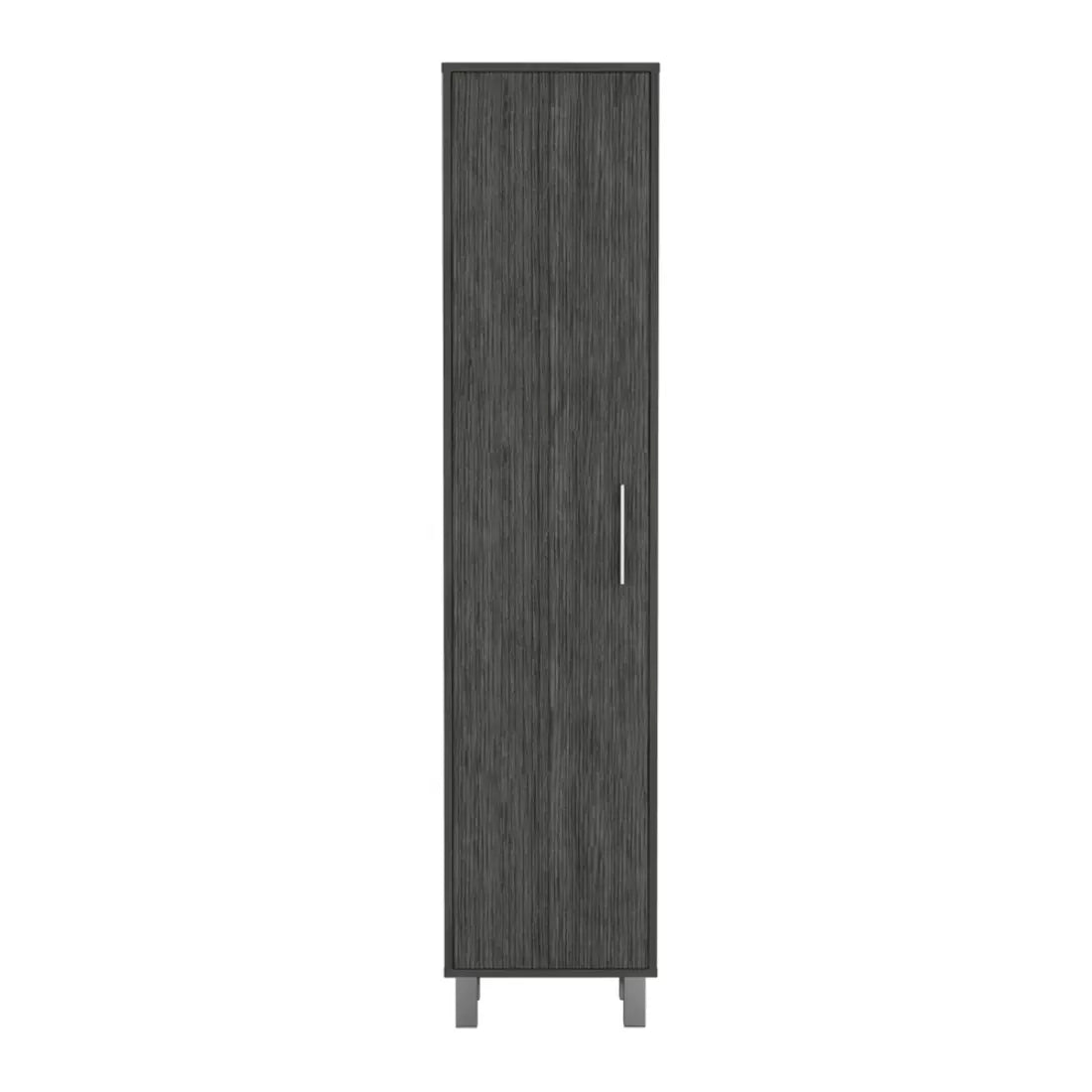 71" Gray Wood Pantry Or Storage Closet - GreatEagleInc