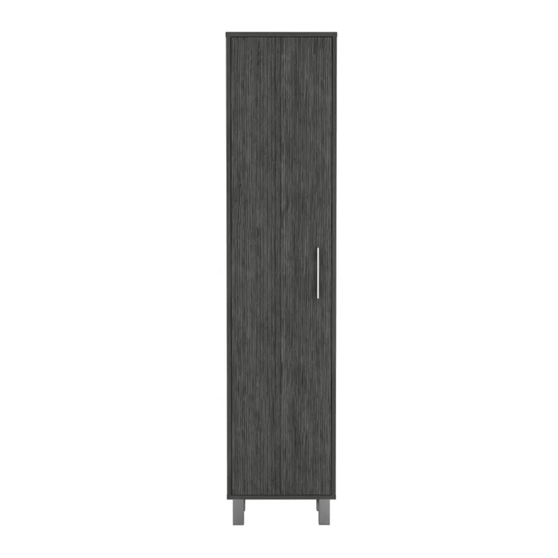 71" Gray Wood Pantry Or Storage Closet - GreatEagleInc